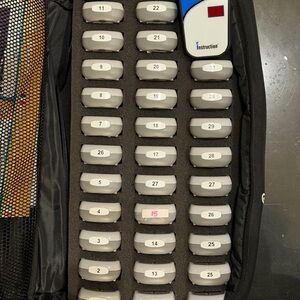 CPS Response KG3EI Class Clickers, Case, Base - Lot of 31